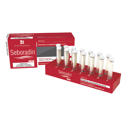 Seboradin forte, intensywna kuracja w ampułkach, 14 ampułek x 5,5  ml - KOSMETYK