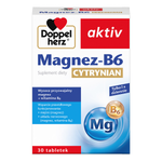 Doppelherz aktiv Magnez-B6 cytrynian, 30 tabletek