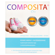 Composita One, 30 kapsułek + 30 kapsułek DHA