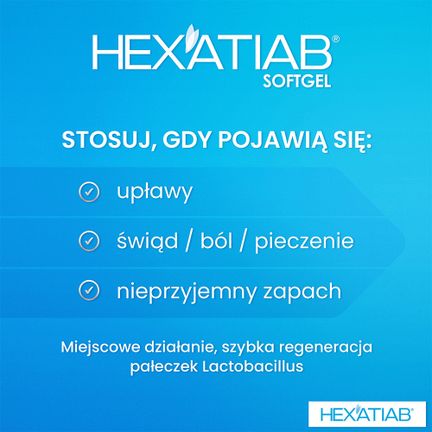 Hexatiab, 10 kapsułek dopochwowych - KAPSUŁKI