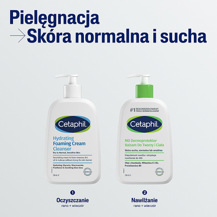 Cetaphil Hydro Foam, kremowa pianka oczyszczająca, 236 ml - Dorosły