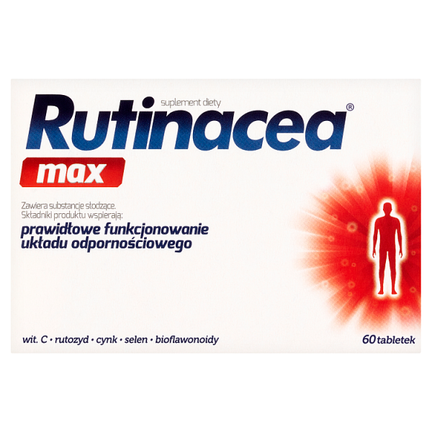 Rutinacea max, 60 tabletek - zdjęcie produktu