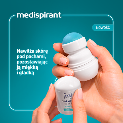 Medispirant, antyperspirant mineralny roll-on, 40 ml  - Dorosły, Dziecko, Młodzież