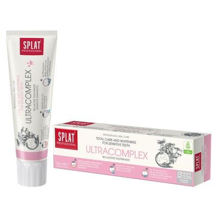 SPLAT Splat Professional Ultracomplex, pasta do zębów kompleksowa ochrona i wybielanie, 100 ml — Składniki i ocena