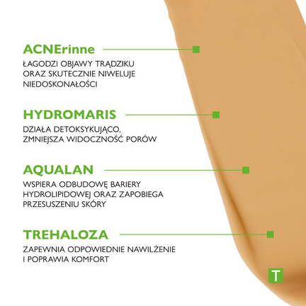 Pharmaceris T, krem tonujący przeciwtrądzikowy, SPF 30, natural, 30 ml  - Dorosły