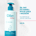 Oillan Baby Żel 3w1 do kąpieli, mycia ciała i włosów, 400 ml - KOSMETYK