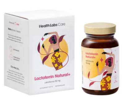 Health Labs, Lactoferrin Natural+, 30 kapsułek