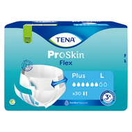 Pieluchomajtki Tena Flex Proskin Plus rozmiar L, 30 sztuk