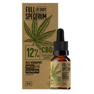 Full Spectrum Olejek konopny CBD+CBDa 12%, 15 ml