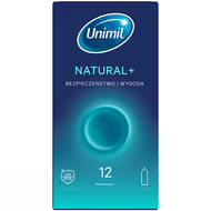 Unimil Natural+, prezerwatywy, 12 sztuk