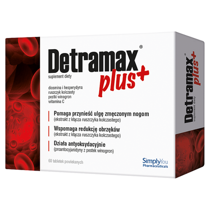 Detramax Plus, 60 tabletek - SUPLEMENT DIETY