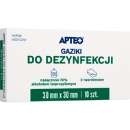 Apteo, gaziki do dezynfekcji, 10 sztuk