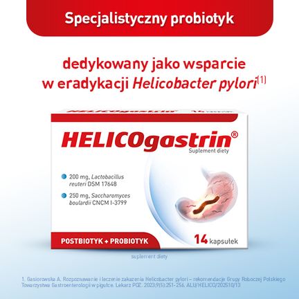 HELICOgastrin, 14 kapsułek - 5902020314226
