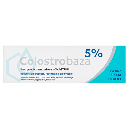 Colostrobaza 5%, krem przeciwzmarszczkowy z colostrum, 30 g - KOSMETYK