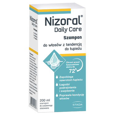 Nizoral Daily Care, szampon do włosów z tendencją do łupieżu, 200 ml
