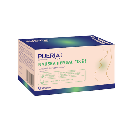 Pueria Nausea Herbal Fix, 20 saszetek - zdjęcie produktu