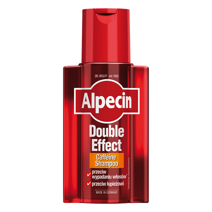 DR.WOLFF Alpecin Double Effect, szampon kofeinowy do włosów, 200 ml — Składniki i ocena