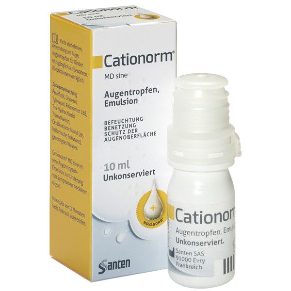 Cationorm, krople do oczu, emulsja, 10 ml