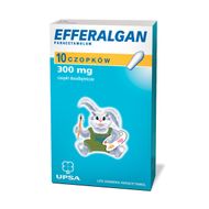 Efferalgan 300 mg, UPSA, 10 czopków