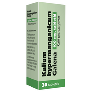 Kalium hypermanganicum Galena 100 mg, 30 tabletek