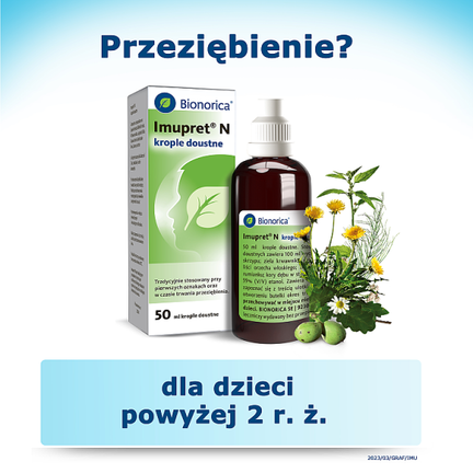 Imupret N, krople doustne, 50 ml - Dorosły, Dziecko, Młodzież, Senior