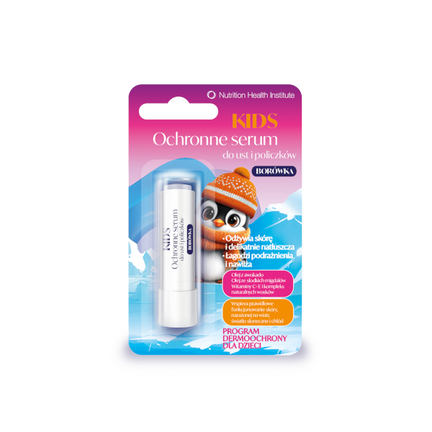 Nutrition Health, Kids serum ochronne do ust i policzków, 4,4 g - zdjęcie produktu