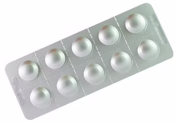 aluminiowy blister tabletek