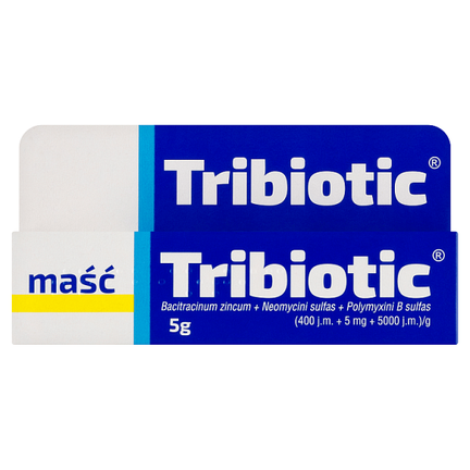 Tribiotic maść, 5 g - PRODUKT LECZNICZY NIEREFUNDOWANY OTC