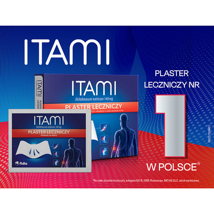 Itami 140 mg, 10 plastrów - PLASTER