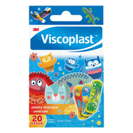 Viscoplast Zwierzaki, plastry dla dzieci, 20 sztuk