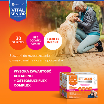 Vital Senior Kolagen, 30 saszetek - POLSKI LEK