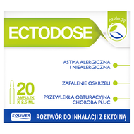Ectodose, roztwór do inhalacji z ektoiną, 20 ampułek