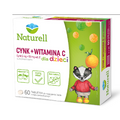 Naturell, Cynk Organiczny + Witamina C dla dzieci, 60 tabletek do żucia  - SUPLEMENT DIETY