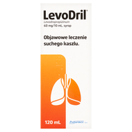 LevoDril 60 mg/10 ml, syrop, 120 ml