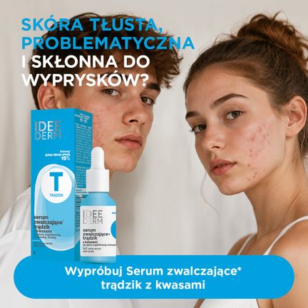 Idee Derm, serum przeciwtrądzikowe z kwasami, 30 ml - KOSMETYK