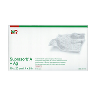 Suprasorb A+Ag, 10 cm x 20 cm, sterylny opatrunek, 1 sztuka