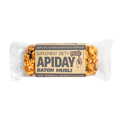 Apiday baton musli, 40 g - zdjęcie produktu