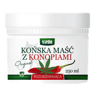 Virde, końska maść rozgrzewająca z konopiami, 250 ml
