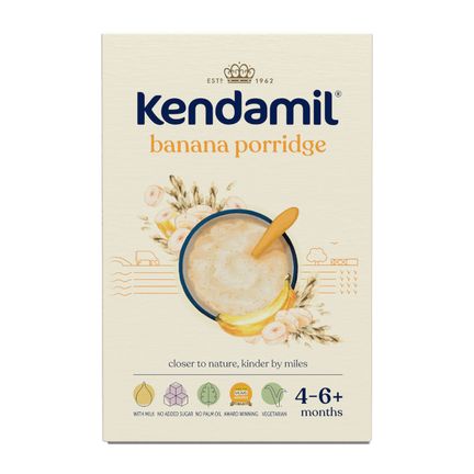 Kandamil kaszka mleczna z bananem, 150 g - zdjęcie produktu