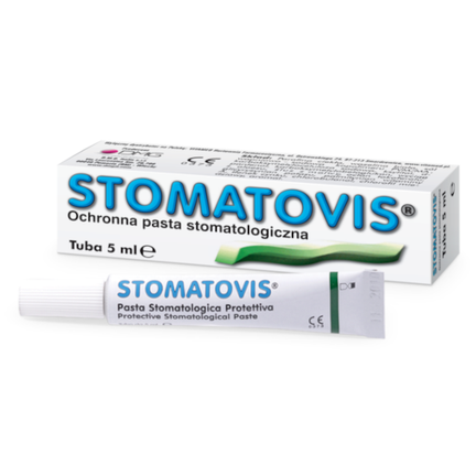 Stomatovis, ochronna pasta stomatologiczna na afty, 5 ml - zdjęcie produktu