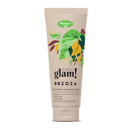 HERBAPOL POZNAŃ Natur Glam, odżywka do włosów, Brzoza, 250 ml