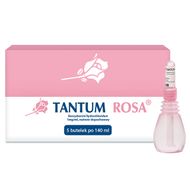 Tantum Rosa 1mg/ml, roztwór dopochwowy, 5 butelek po 140 ml