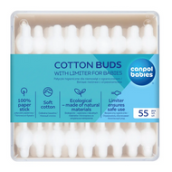 Canpol babies bezpieczne patyczki higieniczne dla niemowląt, 55 sztuk