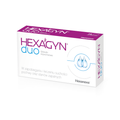Hexagyn Duo, kwas hialuronowy + kwas mlekowy, 10 globulek dopochwowych - zdjęcie produktu