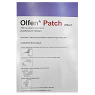 Olfen Patch 140 mg, 5 plastrów leczniczych (import równoległy)