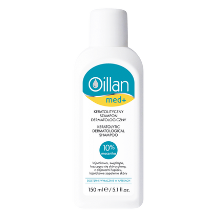 OCEANIC Oillan Med+, keratolityczny szampon dermatologiczny, 150 ml
