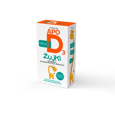 ApoD3 1000 j.m. Żujki, 30 kapsułek do żucia