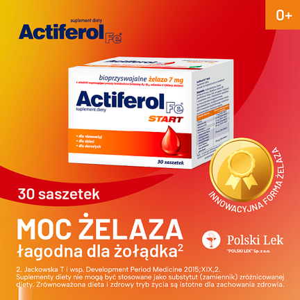 Actiferol Fe Start, 30 saszetek - SUPLEMENT DIETY