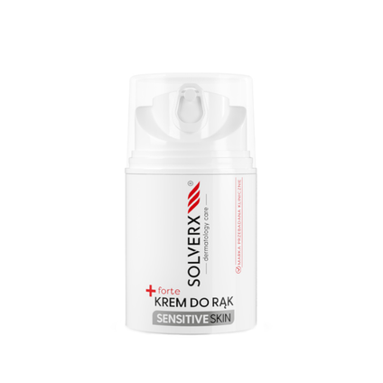 EMPIRE PHARMA Solverx Forte Sensitive Skin, krem do rąk, 50 ml