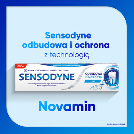 Sensodyne, pasta do zębów, Odbudowa i Ochrona, 75 ml - WYRÓB MEDYCZNY